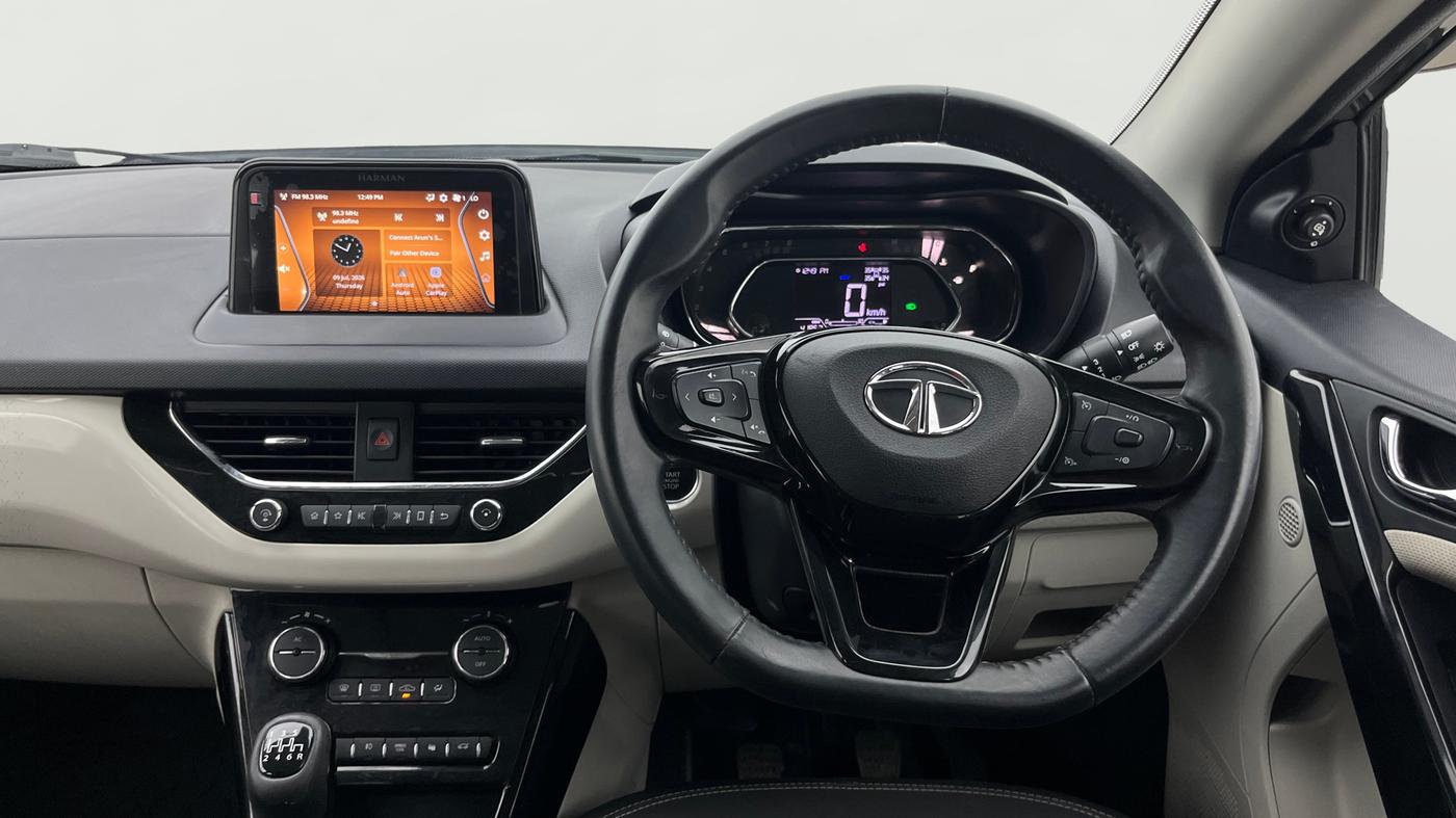 2020 Tata NEXON XZ PLUS (O) PETROL, Petrol, Manual, 41,846 km, Steering Wheel Close Up