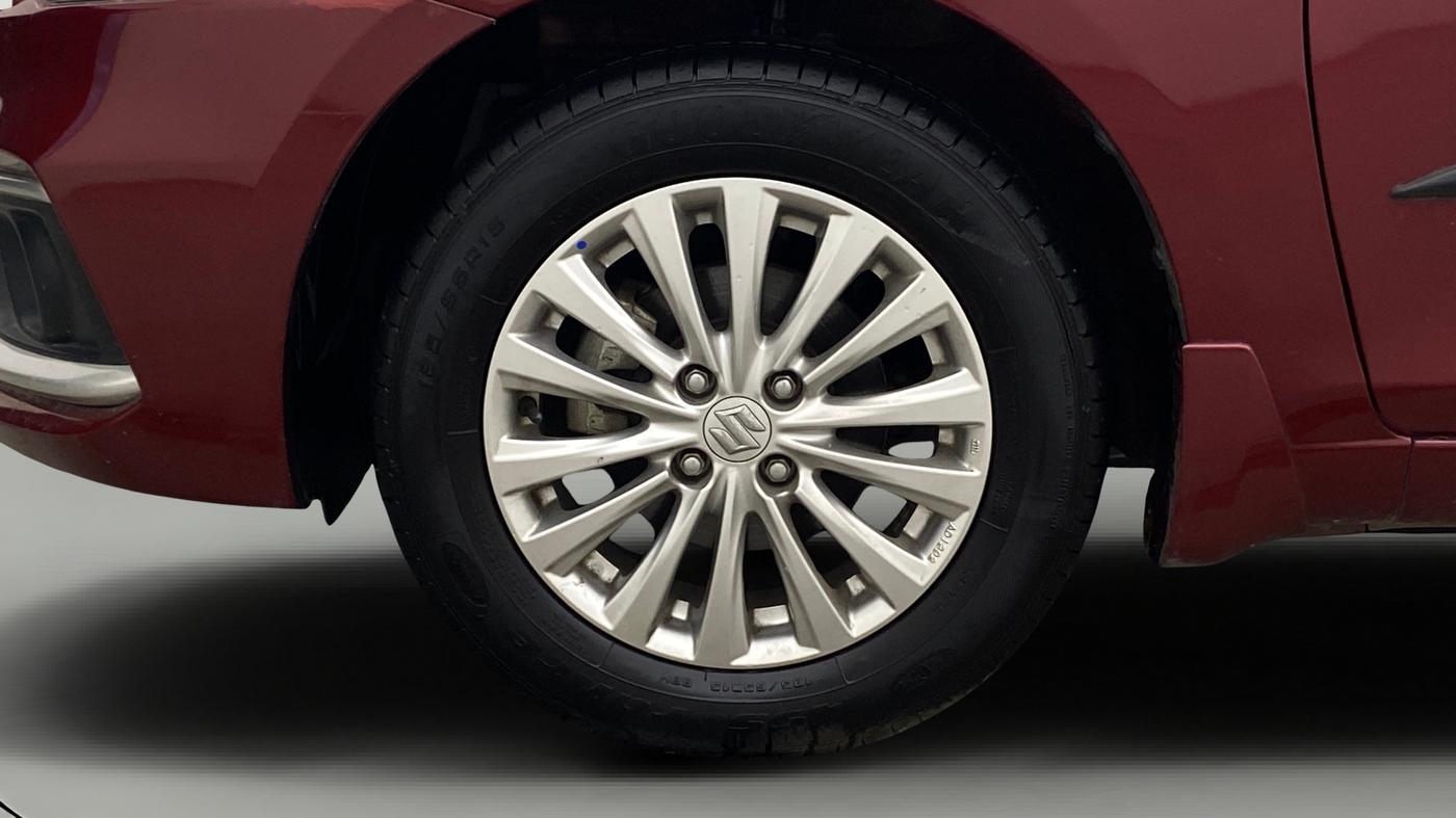 2024 Maruti Ciaz ZETA AT 1.5  SHVS PETROL, Petrol, Automatic, 8,236 km, Left Front Wheel
