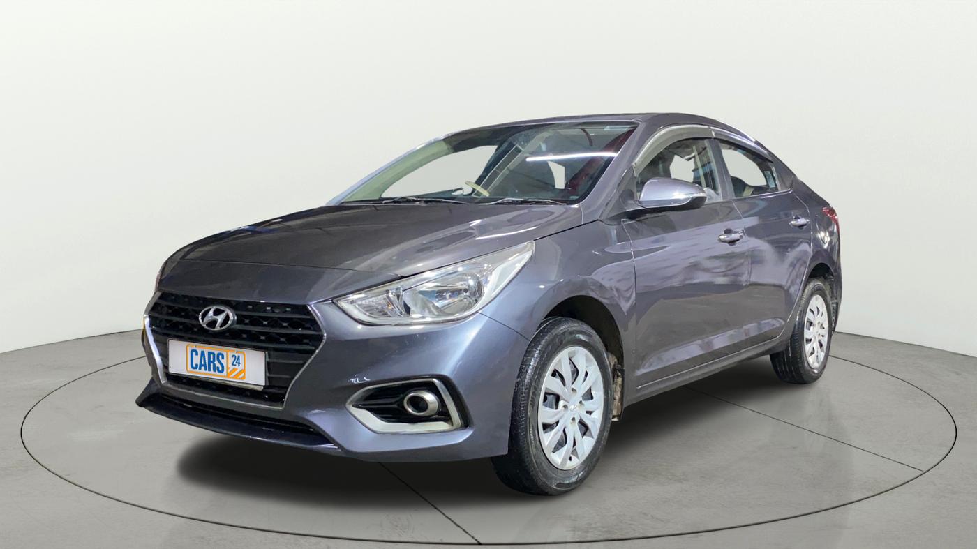 2019 Hyundai Verna 1.4 E PETROL, Petrol, Manual, 49,905 km, Left Front Diagonal