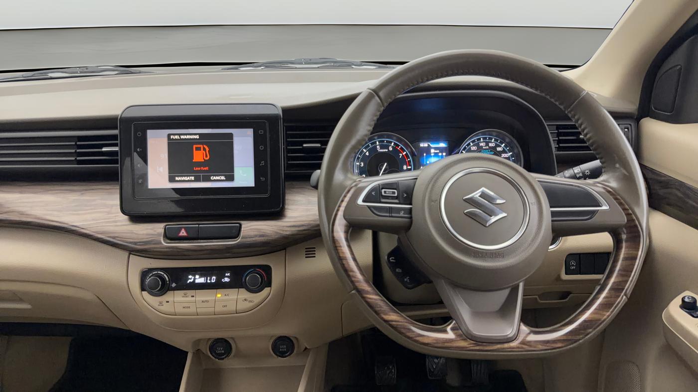 2021 Maruti Ertiga ZXI+ SHVS, Petrol, Manual, 54,560 km, Steering Wheel Close Up