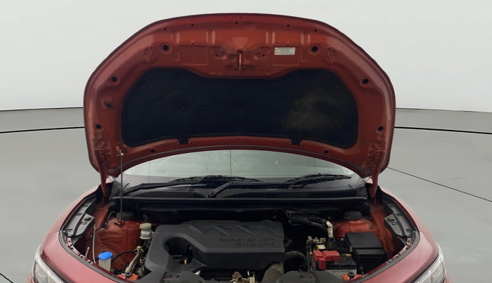 2023 Maruti FRONX ALPHA 1.0L TURBO 6 AT DUAL TONE, Petrol, Automatic, 33,999 km, Open Bonet