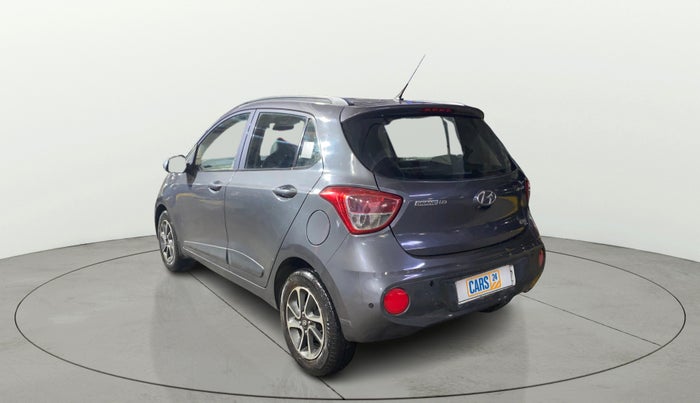 2017 Hyundai Grand i10 SPORTZ (O) AT 1.2 KAPPA VTVT, Petrol, Automatic, 77,839 km, Left Back Diagonal