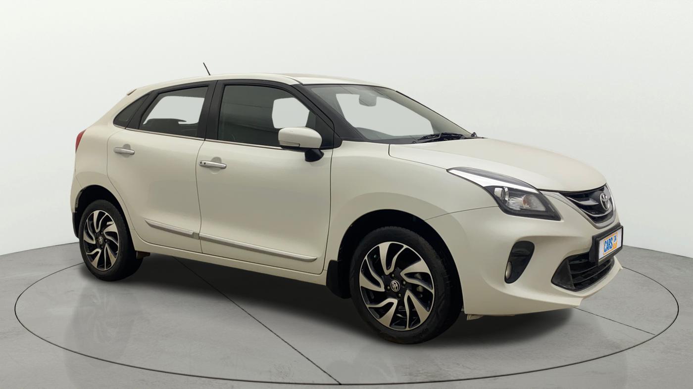 2021 Toyota Glanza V, Petrol, Manual, 74,812 km, Right Front Diagonal