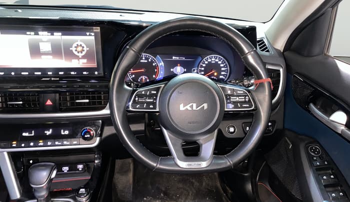 2021 KIA SELTOS X LINE 1.4 PETROL DCT, Petrol, Automatic, 47,881 km, Steering Wheel Close Up