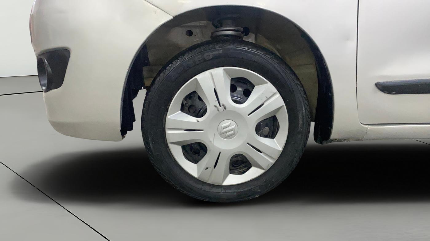 2015 Maruti Wagon R 1.0 VXI, Petrol, Manual, 75,076 km, Left Front Wheel
