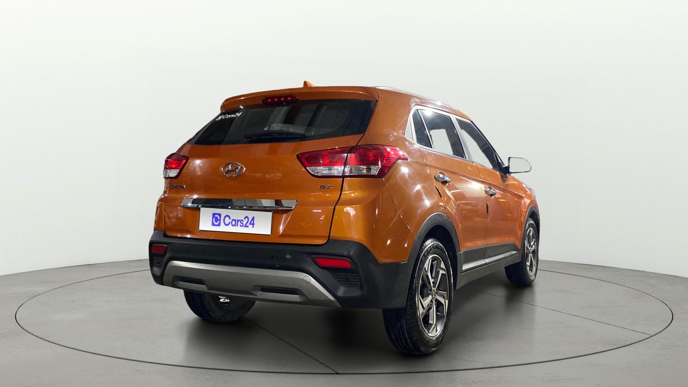 2018 Hyundai Creta SX (O) 1.6 PETROL, Petrol, Manual, 31,095 km, Right Back Diagonal