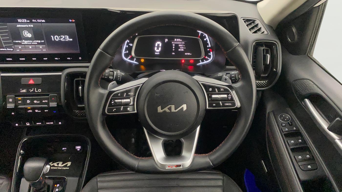2021 KIA SONET GTX PLUS 1.5 AT DUAL TONE, Diesel, Automatic, 45,910 km, Steering Wheel Close Up