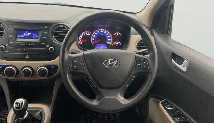 2016 Hyundai Grand i10 SPORTZ 1.2 KAPPA VTVT, Petrol, Manual, 77,525 km, Steering Wheel Close Up