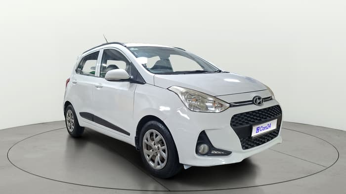 2019 Hyundai Grand i10 SPORTZ 1.2 KAPPA VTVT, Petrol, Manual, 67,156 km, Right Front Diagonal