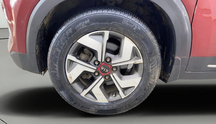 2021 KIA SONET HTX 1.0 IMT, Petrol, Manual, 56,980 km, Left Front Wheel