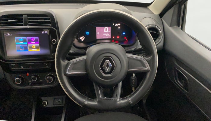 2021 Renault Kwid RXT 1.0 AMT (O), Petrol, Automatic, 59,500 km, Steering Wheel Close Up