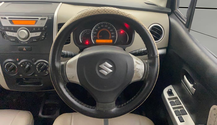 2014 Maruti Wagon R 1.0 VXI, Petrol, Manual, 1,08,140 km, Steering Wheel Close Up