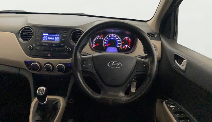 2016 Hyundai Grand i10 SPORTZ 1.2 KAPPA VTVT, Petrol, Manual, 30,747 km, Steering Wheel Close Up