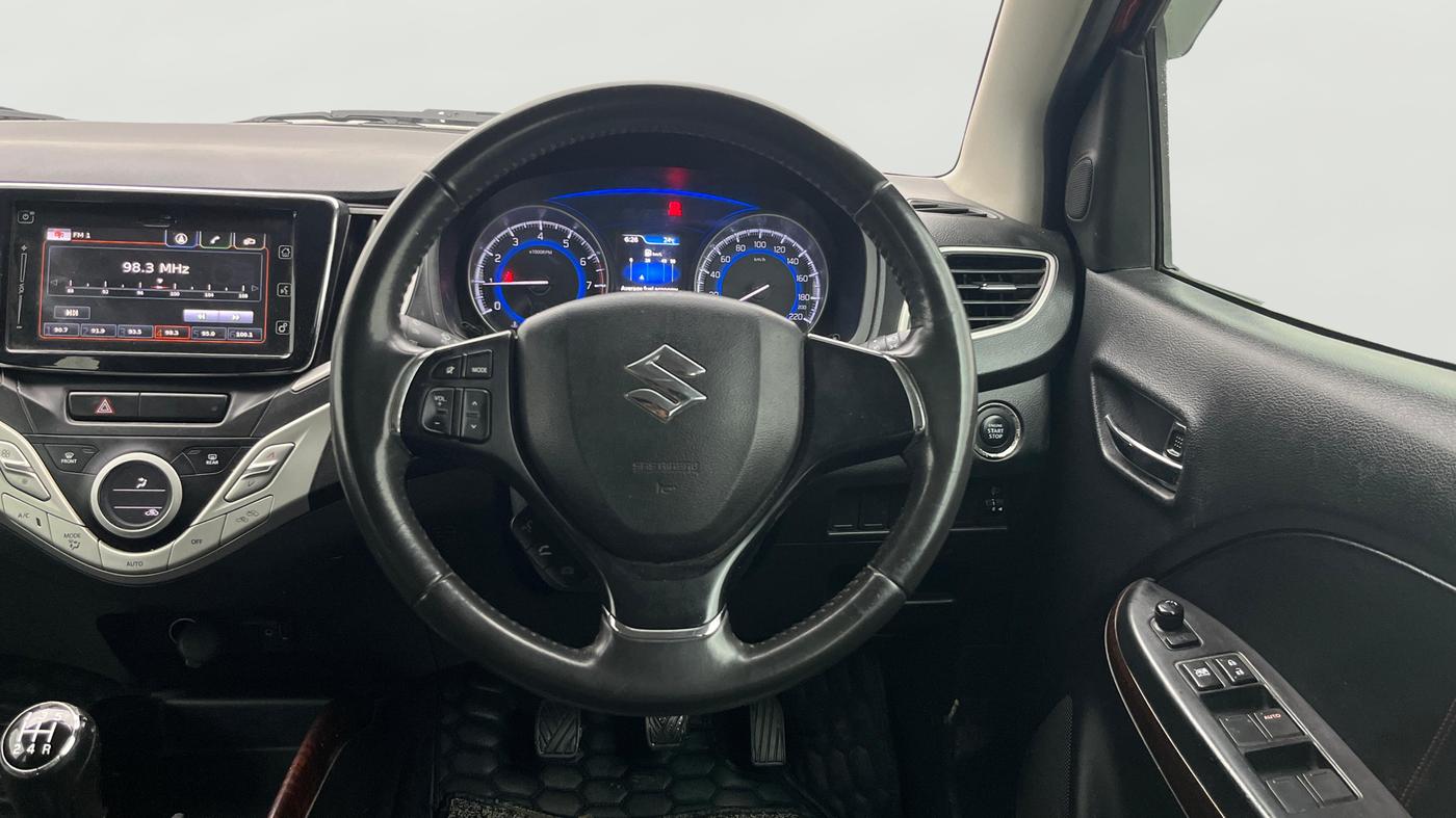 2018 Maruti Baleno RS 1.0 PETROL, Petrol, Manual, 80,456 km, Steering Wheel Close Up