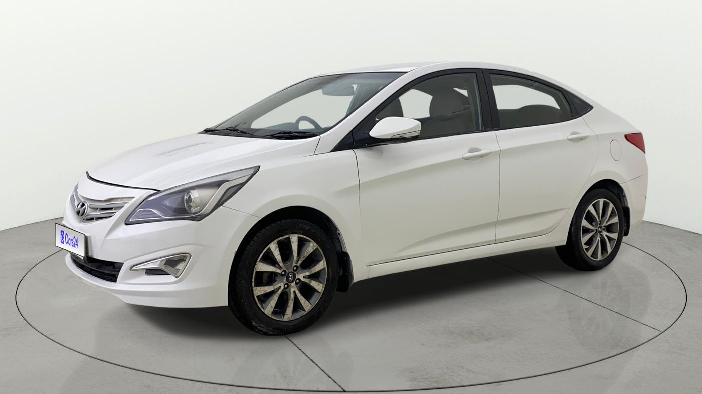2016 Hyundai Verna 1.6 VTVT SX, CNG, Manual, 80,368 km, Left Front Diagonal