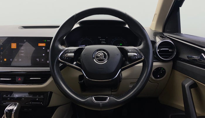2022 Skoda SLAVIA AMBITION 1.0L TSI AT, Petrol, Automatic, 59,150 km, Steering Wheel Close Up
