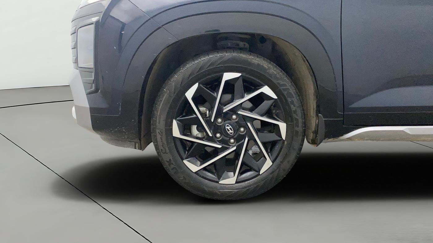 2024 Hyundai ALCAZAR Signature 7 STR 1.5 Turbo GDi Petrol DCT, Petrol, Automatic, 18,667 km, Left Front Wheel