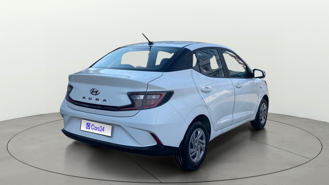 2020 Hyundai AURA S 1.2, Petrol, Manual, 36,894 km, Right Back Diagonal