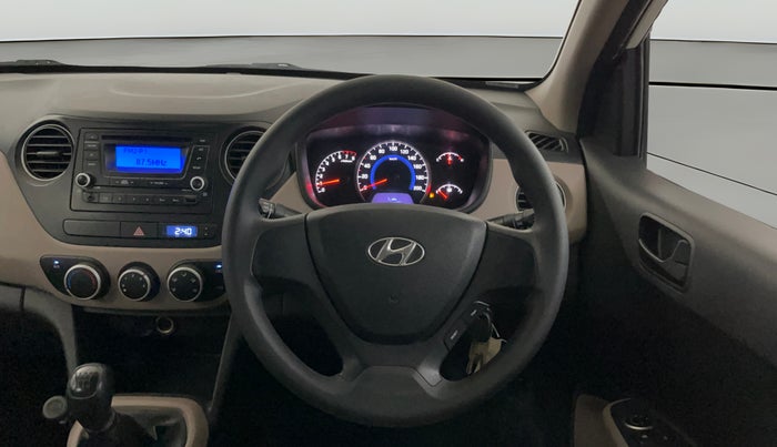 2015 Hyundai Grand i10 MAGNA 1.2 KAPPA VTVT, CNG, Manual, 42,114 km, Steering Wheel Close Up