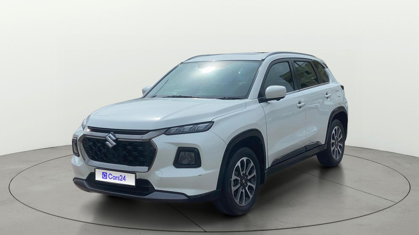 2023 Maruti Grand Vitara ALPHA PLUS HYBRID ECVT, Hybrid, Automatic, 1,08,734 km, Left Front Diagonal