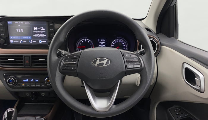 2023 Hyundai AURA SX PLUS 1.2 AMT, Petrol, Automatic, 20,216 km, Steering Wheel Close Up