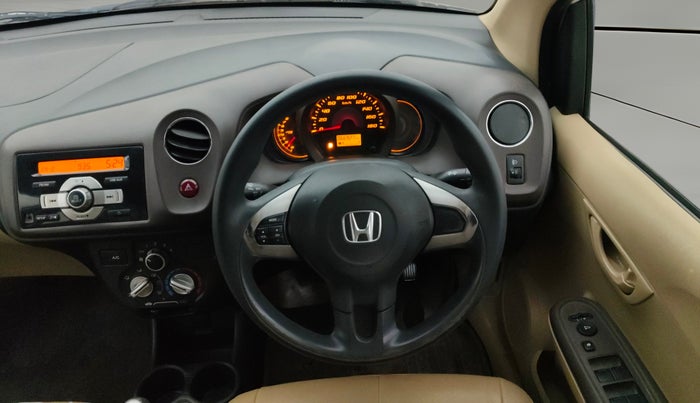 2013 Honda Amaze 1.2L I-VTEC S, Petrol, Manual, 66,924 km, Steering Wheel Close Up