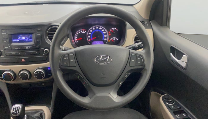 2017 Hyundai Grand i10 SPORTZ 1.2 KAPPA VTVT, Petrol, Manual, 59,459 km, Steering Wheel Close Up