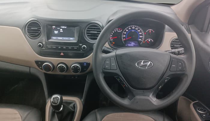2017 Hyundai Grand i10 SPORTZ 1.2 KAPPA VTVT, Petrol, Manual, 23,635 km, Steering Wheel Close Up