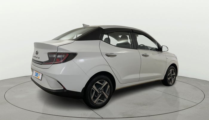 2021 Hyundai AURA SX PLUS 1.2 AMT, Petrol, Automatic, 27,227 km, Right Back Diagonal