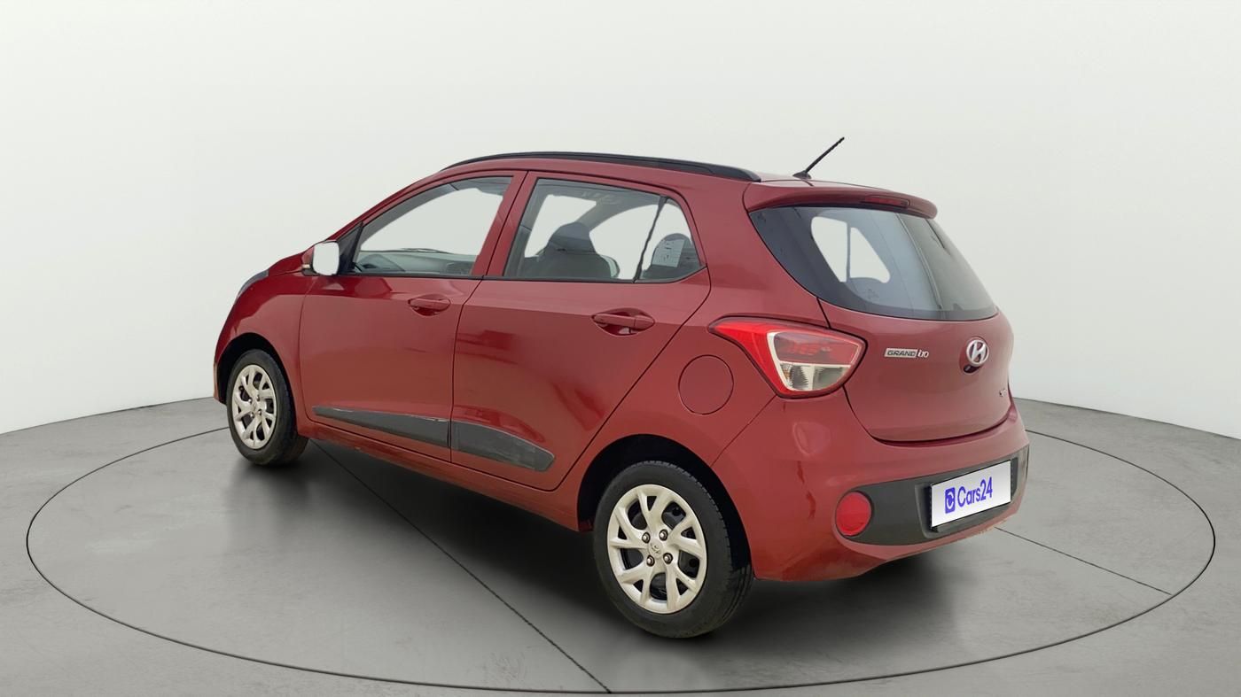 2018 Hyundai Grand i10 SPORTZ 1.2 KAPPA VTVT, Petrol, Manual, 97,160 km, Left Back Diagonal