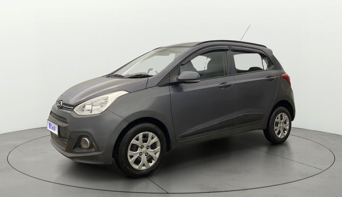 2016 Hyundai Grand i10 SPORTZ 1.2 KAPPA VTVT, Petrol, Manual, 76,656 km, Left Front Diagonal