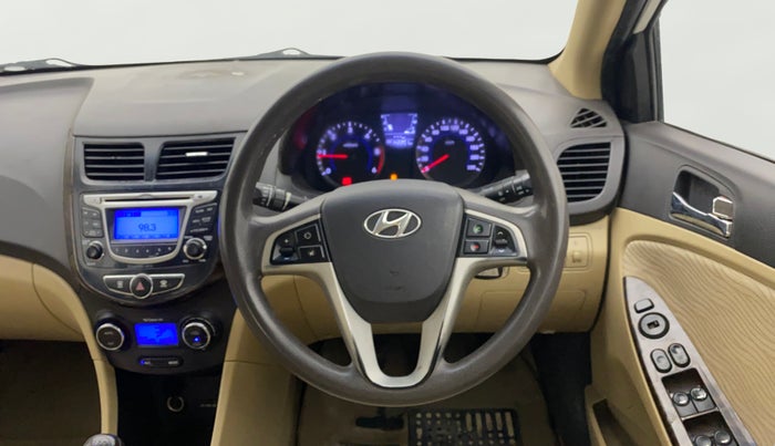 2014 Hyundai Verna FLUIDIC 1.4 CRDI CX, Diesel, Manual, 1,42,148 km, Steering Wheel Close Up