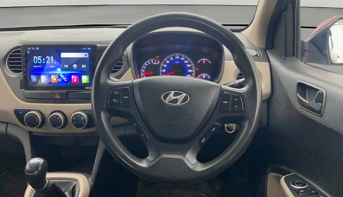 2015 Hyundai Grand i10 MAGNA 1.2 KAPPA VTVT, CNG, Manual, 85,502 km, Steering Wheel Close Up