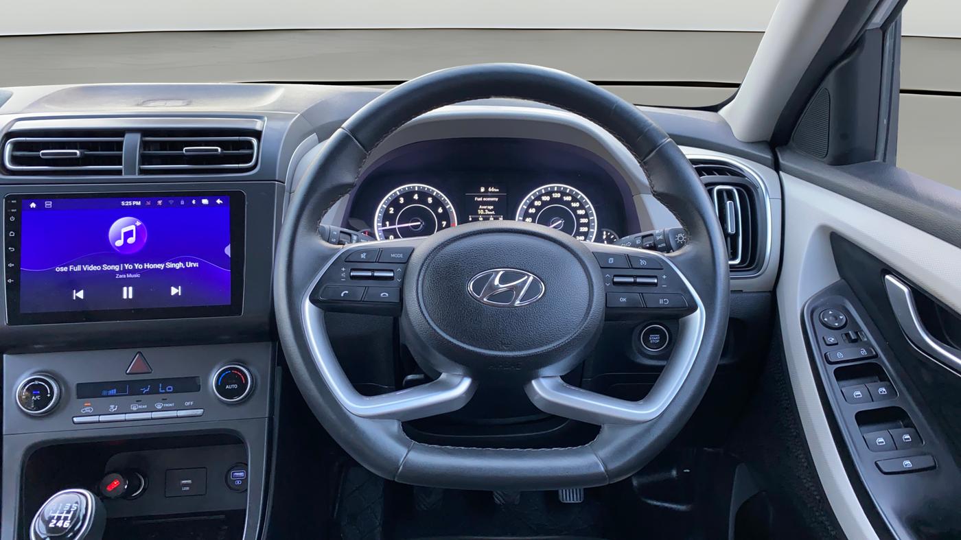 2021 Hyundai Creta SX EXECUTIVE 1.5 PETROL, Petrol, Manual, 23,918 km, Steering Wheel Close Up
