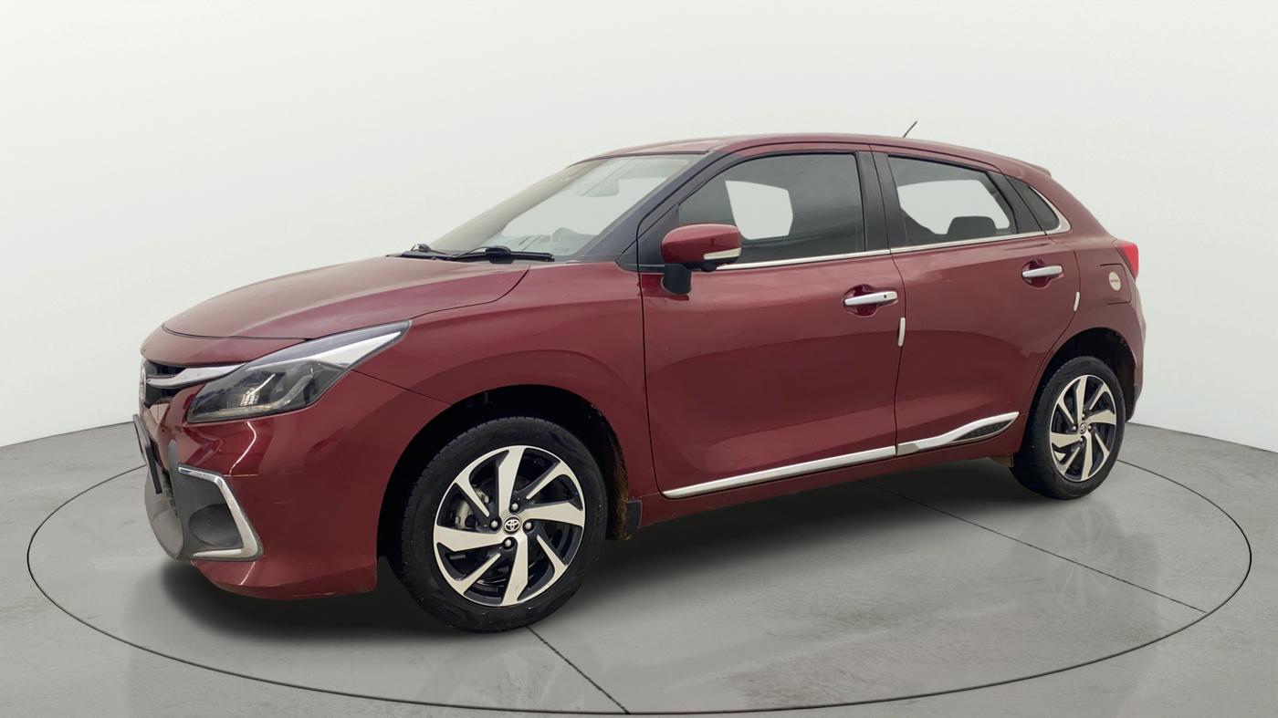 2022 Toyota Glanza V, Petrol, Manual, 26,462 km, Left Front Diagonal