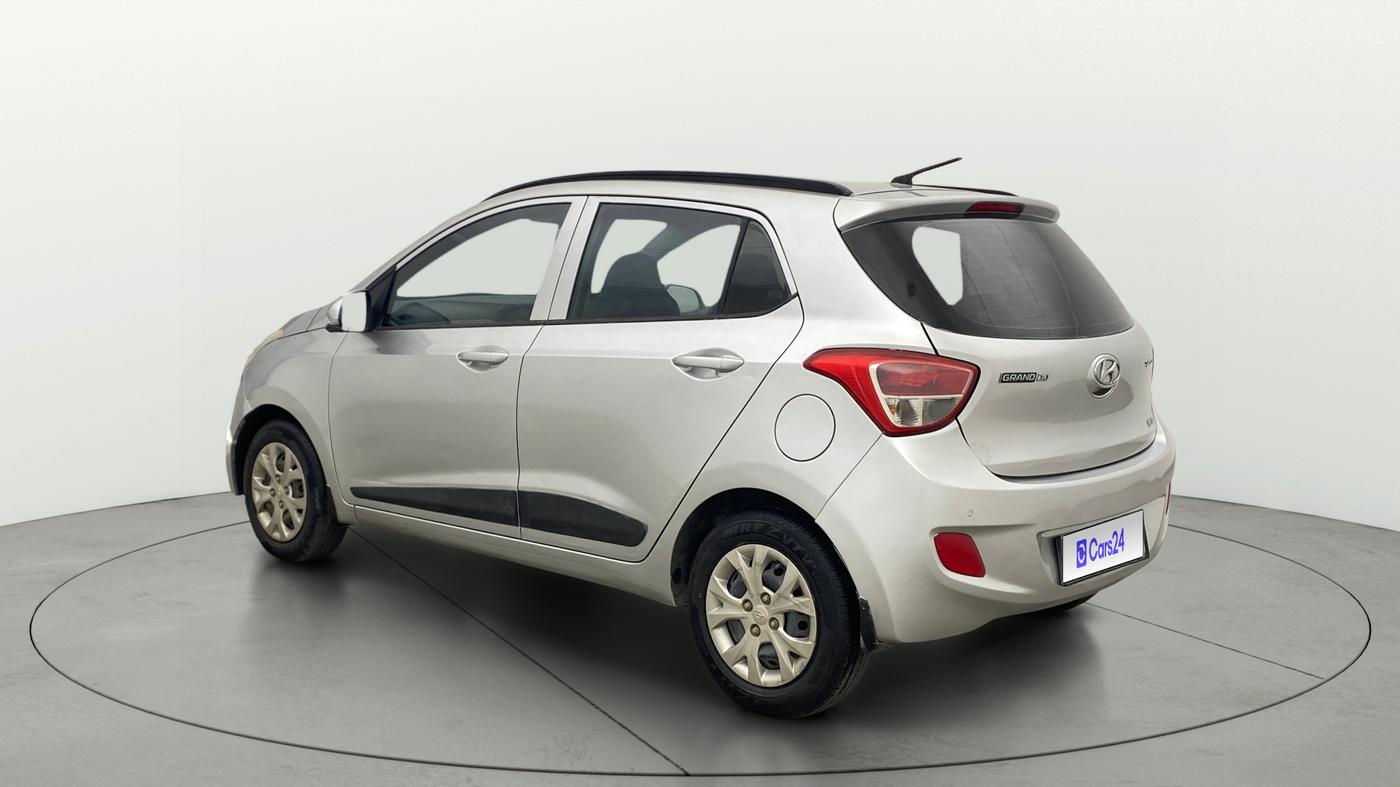 2015 Hyundai Grand i10 SPORTZ 1.2 KAPPA VTVT, Petrol, Manual, 61,978 km, Left Back Diagonal