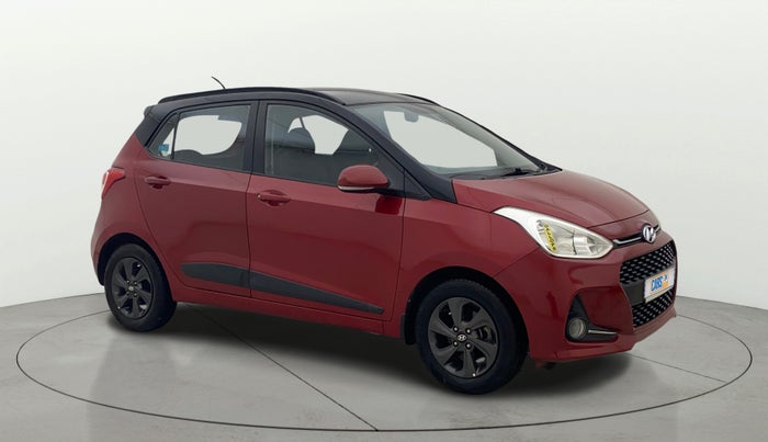 2018 Hyundai Grand i10 SPORTZ 1.2 KAPPA VTVT DUAL TONE, Petrol, Manual, 59,728 km, Right Front Diagonal