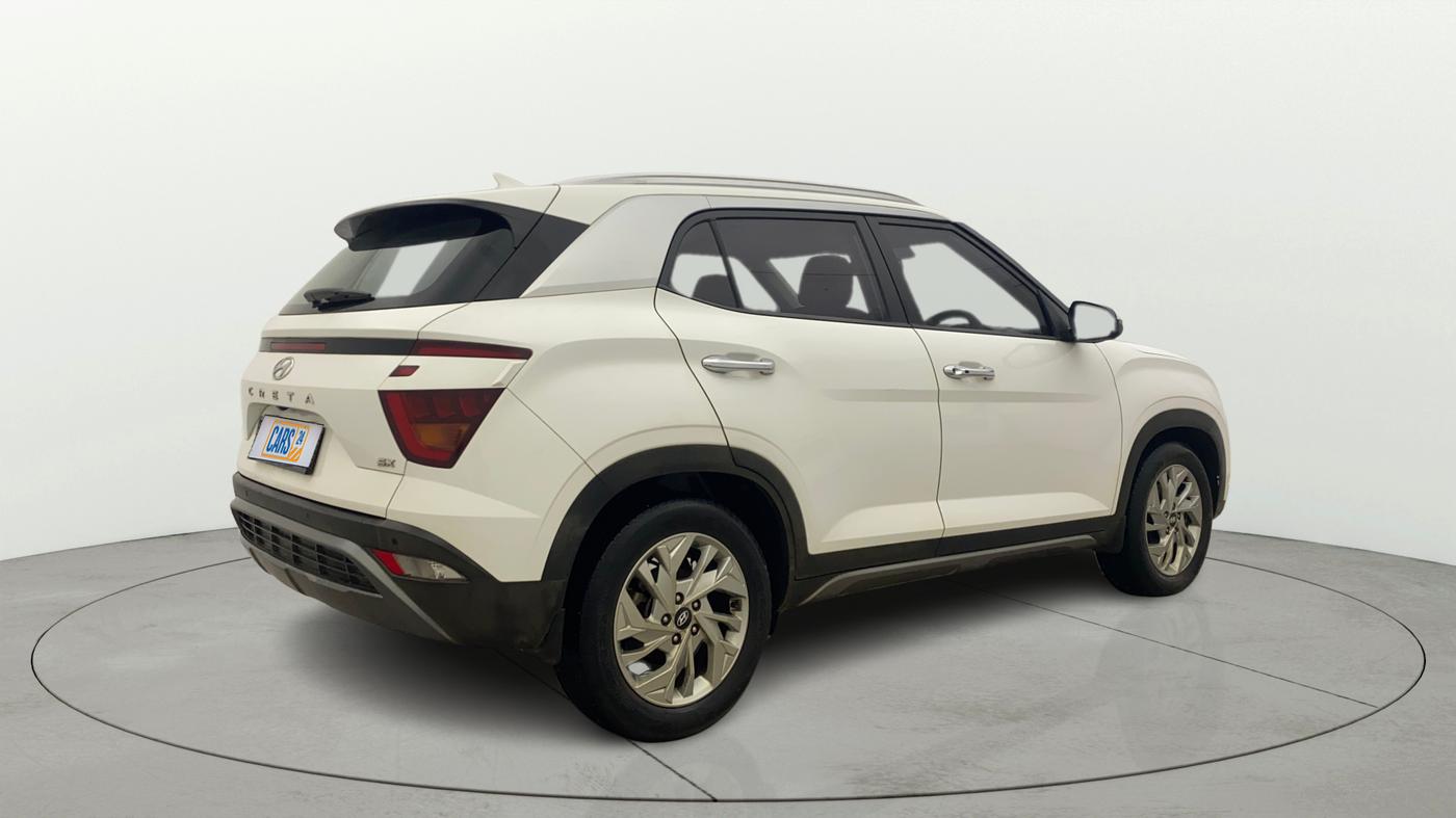 2021 Hyundai Creta SX 1.5 DIESEL, Diesel, Manual, 1,07,434 km, Right Back Diagonal