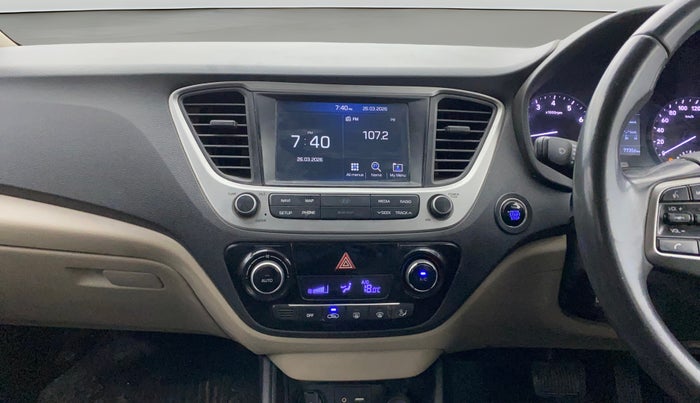 2019 Hyundai Verna 1.6 VTVT SX + AT, Petrol, Automatic, 77,323 km, Air Conditioner