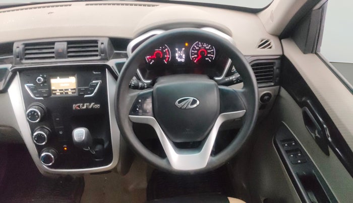 2016 Mahindra Kuv100 K6 D 6 STR, Diesel, Manual, 94,339 km, Steering Wheel Close Up