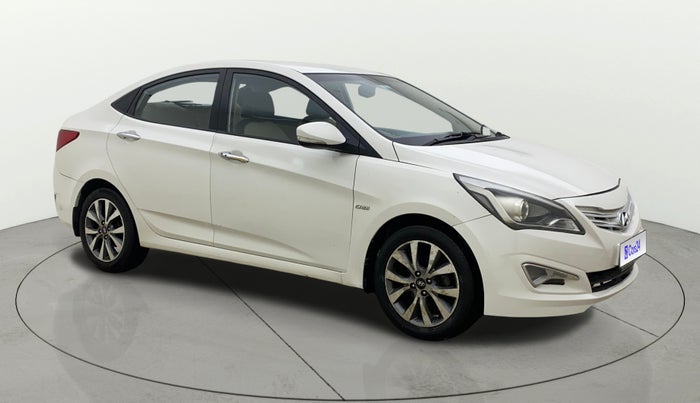 2015 Hyundai Verna FLUIDIC 1.6 CRDI S(O) 4S, Diesel, Manual, 99,607 km, Right Front Diagonal