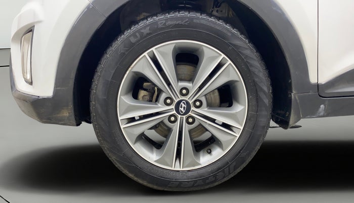 2018 Hyundai Creta SX PLUS AT 1.6 DIESEL, Diesel, Automatic, 1,18,639 km, Left Front Wheel