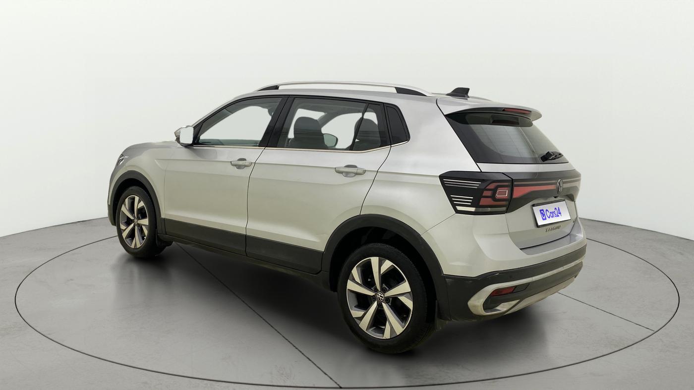 2022 Volkswagen TAIGUN TOPLINE 1.0 TSI AT, Petrol, Automatic, 43,324 km, Left Back Diagonal