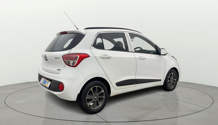 2017 Hyundai Grand i10 SPORTZ (O) AT 1.2 KAPPA VTVT, Petrol, Automatic, 39,814 km, Right Back Diagonal