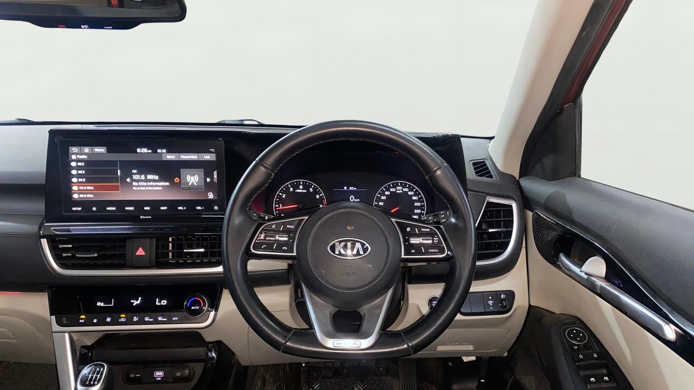 2020 KIA SELTOS HTX 1.5 PETROL, Petrol, Manual, 33,034 km, Steering Wheel Close Up