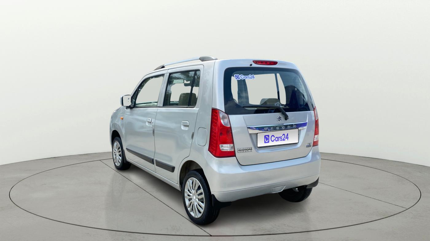 2017 Maruti Wagon R 1.0 VXI AMT, Petrol, Automatic, 79,458 km, Left Back Diagonal