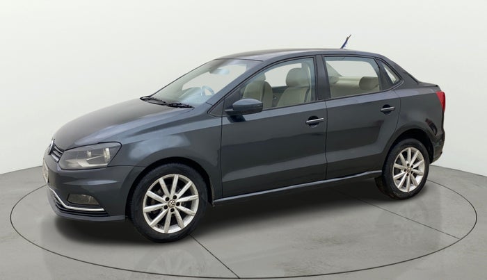 2018 Volkswagen Ameo HIGHLINE PLUS 1.5L AT 16 ALLOY, Diesel, Automatic, 1,09,788 km, Left Front Diagonal