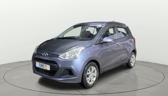 2014 Hyundai Grand i10 SPORTZ 1.2 KAPPA VTVT, Petrol, Manual, 87,701 km, Left Front Diagonal