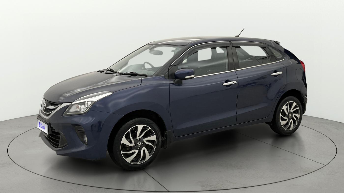 2019 Toyota Glanza G ISG, Petrol, Manual, 47,625 km, Left Front Diagonal