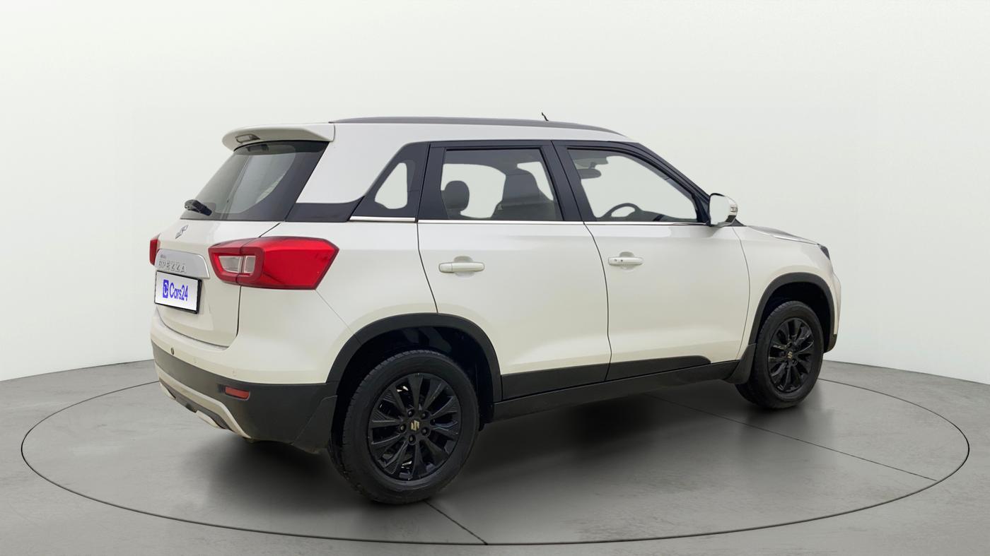 2021 Maruti Vitara Brezza ZXI, CNG, Manual, 60,120 km, Right Back Diagonal